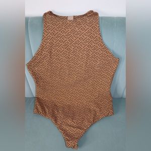 FENDI X SKIMSMock Neck Sleeveless Bodysuit